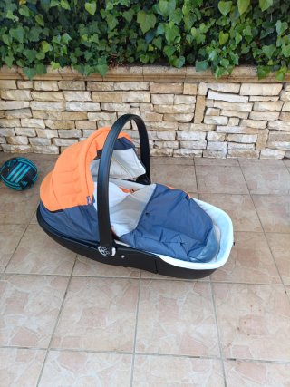 Trio Passeggino Chicco Arancio/Blu