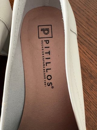 Zapatos Pitillos blancos talla 38