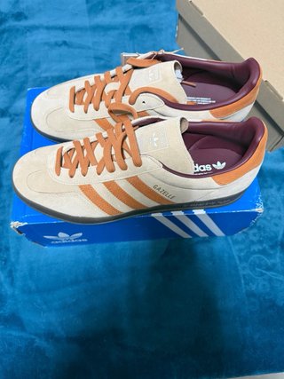 Zapatillas Adidas Gazelle Beige/Naranja T-46