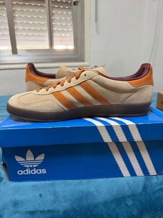Zapatillas Adidas Gazelle Beige/Naranja T-46