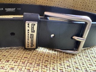 Cinturón Piel Bandolero Sport Negro