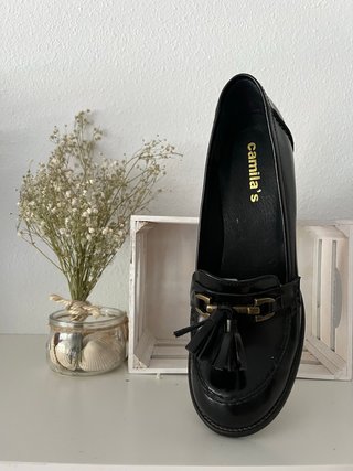 Zapatos Camila's Tacón Negro