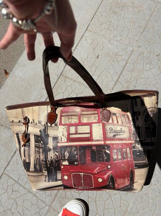 Borsa Bagghu stampa autobus Londra