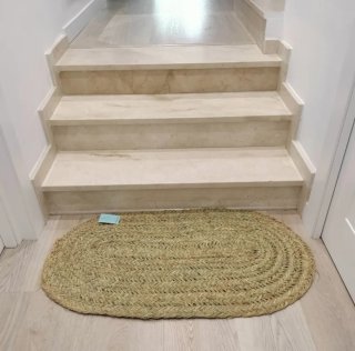 Alfombra ovalada esparto