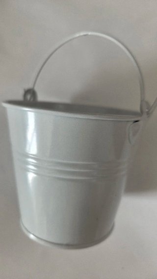 Set 4 vasetti decorativi ceramica e metallo