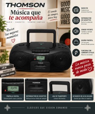 Radio CD Thomson X-BASS