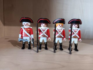 Playmobil Soldados Britanicos (4 figuras)
