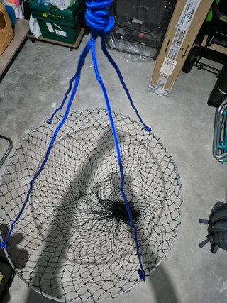 Sacadera de pesca para lugares altos. A estrenar