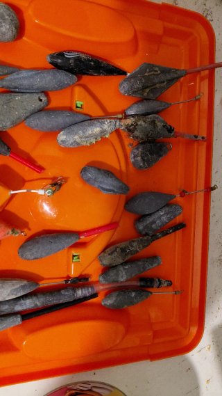 Plomos de pesca variados
