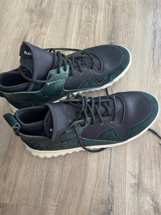 Adidas Tubular Zapatillas Negras y Verdes