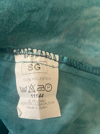 Blusa SPG Jeans Talla Única Turquesa