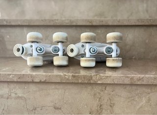 Patines blancos para patinaje artístico