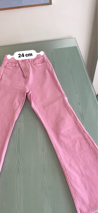 Jeans a zampa rosa