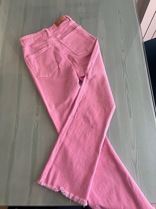 Jeans a zampa rosa