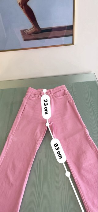 Jeans a zampa rosa