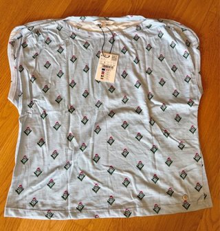 Camiseta Pedro del Hierro floral azul