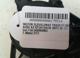 Motor elevalunas tras der audi a3 sportback 275514