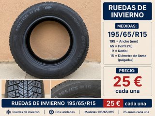 Neumáticos Invierno 195/65 R15
