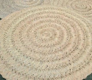 Alfombras Redondas Esparto Natural Estilo Boho