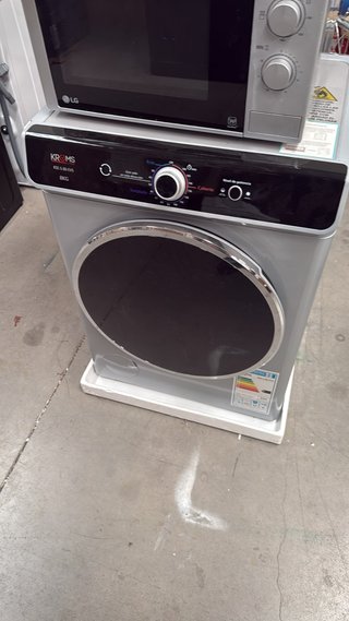 Secadora Kromsline Tubo A+++ 8 kg nuevo acero