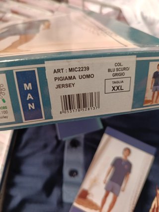 Pigiama uomo corto IRGE nuovo taglia XXL