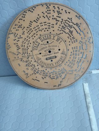 Disco de cartón Ehrlich's Patent