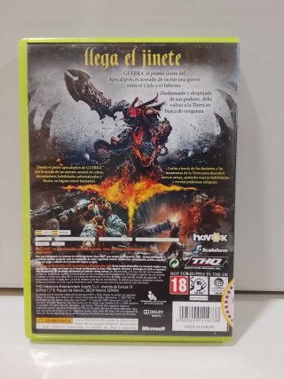 Darksiders Xbox 360 Manual y Disco