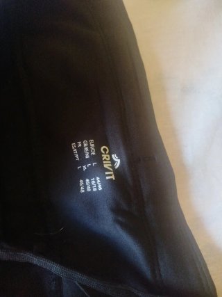 Pantalón de chándal negro Talla 46/48