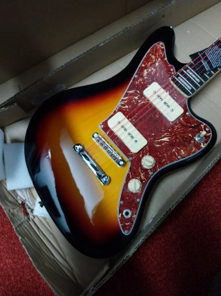 Guitarra Eléctrica HB Jaguar Sunburst