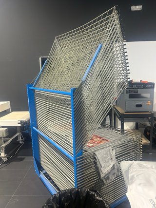 Rack de secado industrial