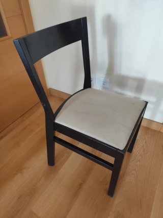 5 Sillas Comedor Negras Ikea Roger