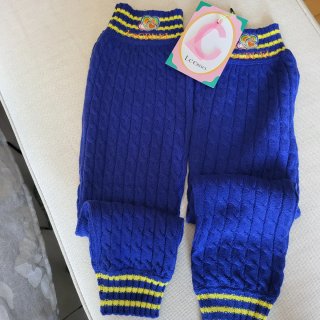 Calentadores Le Cruel Azul y Amarillo con bordados