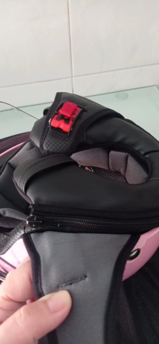 Casco niña Moto Rosa LS2 Wuby con Visera