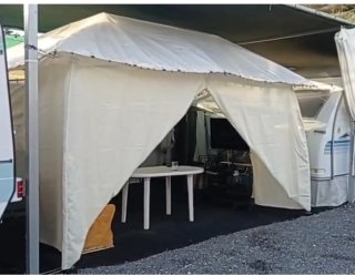 Carpa Cenador Outsunny 4x3m con Laterales