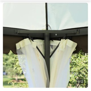 Carpa Cenador Outsunny 4x3m con Laterales