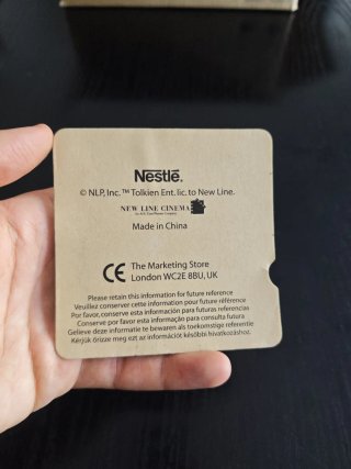 Cromo Señor de los Anillos Nestlé Holograma