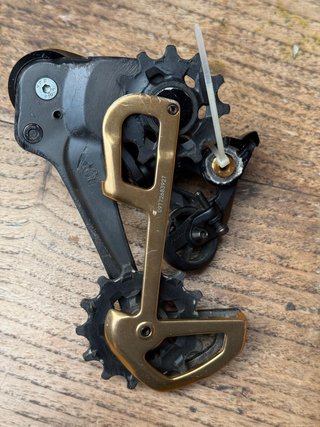 Cambio Sram XX1 Eagle negro/dorado 12v
