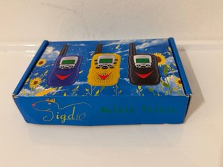 Walkie Talkies Sigio T-388 Azul (2 Unidades)