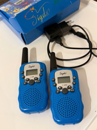 Walkie Talkies Sigio T-388 Azul (2 Unidades)