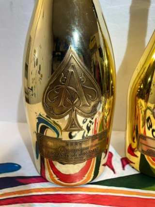 Tris Armand de Brignac Gold bottiglie vuote