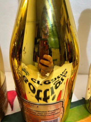 Tris Armand de Brignac Gold bottiglie vuote