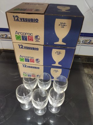 3 Scatole di Calici Vino Arcoroc Vesuio