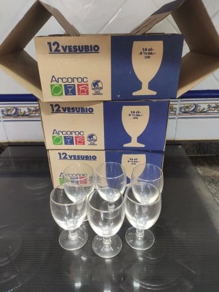 3 Scatole di Calici Vino Arcoroc Vesuio