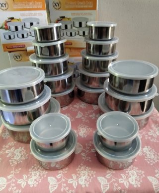 Set Contenitori Alimenti XY Acciaio Inox