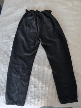 Vaqueros Zara Baggy Cintura Alta Talla 32