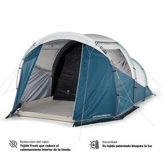 Tienda de campaña familiar 4 personas Quechua Arpenaz 4.1