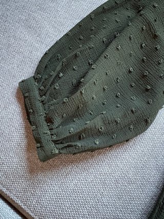 Camisa Zara Boho Verde