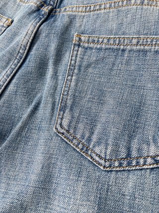 Pantalón Zara Mujer Azul Campana