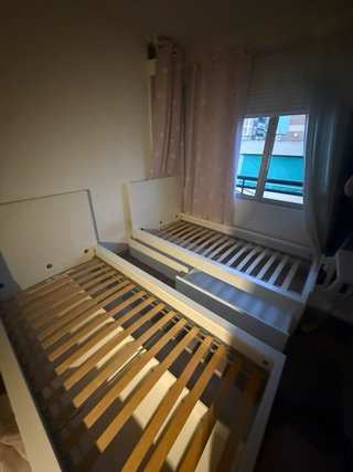 Cama nido con cajones180