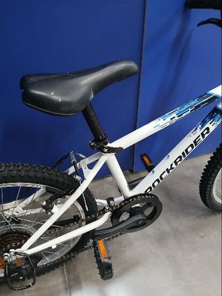 Bicicleta niños 20 pulgadas Rockrider ST 120 blanco 6-9 años